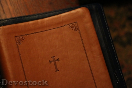 Devostock Bible Book Cover Leather