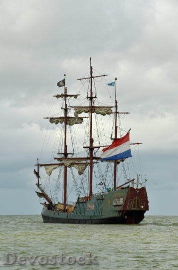 Devostock Boat Ship Pirate Ship