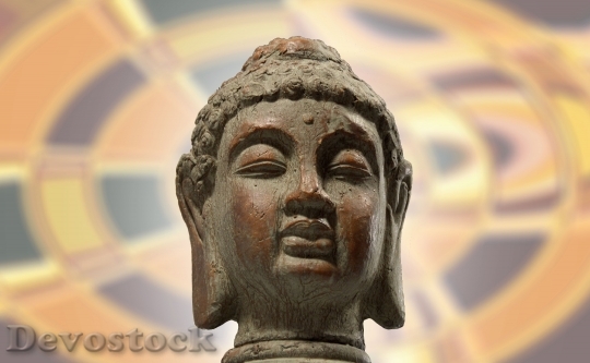Devostock Buddha Buddha Figure Head 0