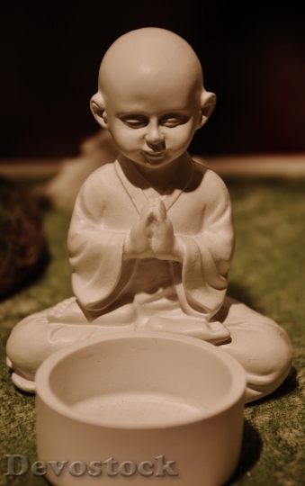Devostock Buddha Meditation Heavenly Religion