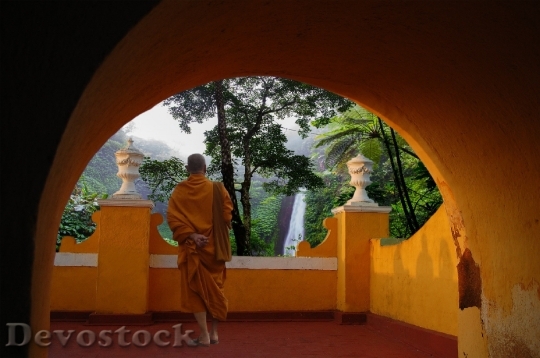 Devostock Buddha Meditation Rest Buddhism