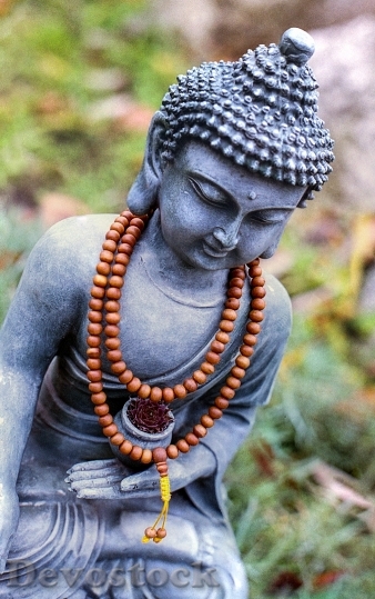 Devostock Buddha Meditation Statue Religion 4
