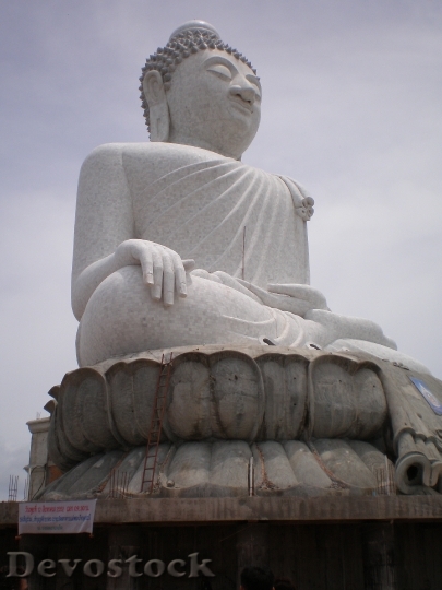 Devostock Buddha Statue Buddah Buddhist