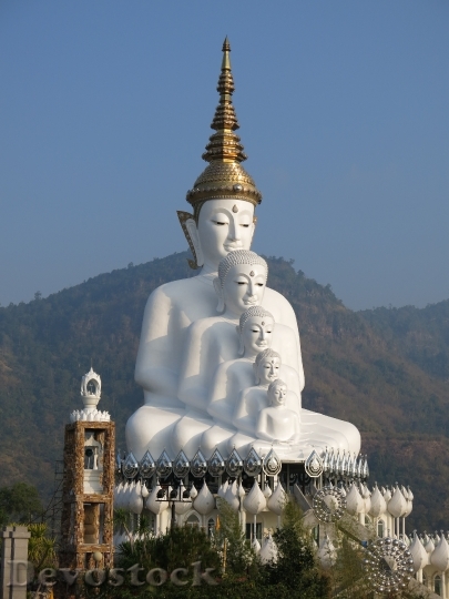 Devostock Buddha Statue Thailand Buddhism