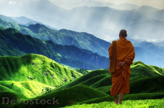 Devostock Buddhist Monk Buddhism Meditation