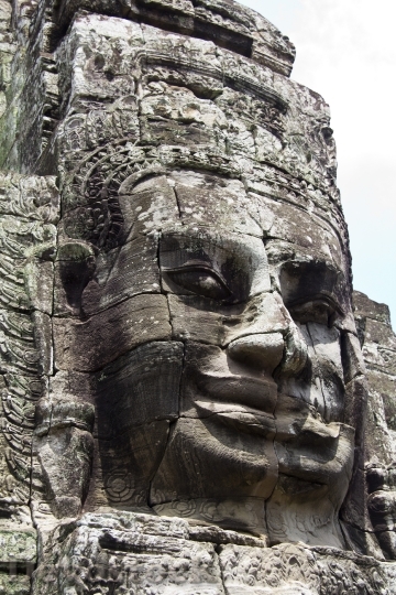 Devostock Cambodia Angkor Wat Statue