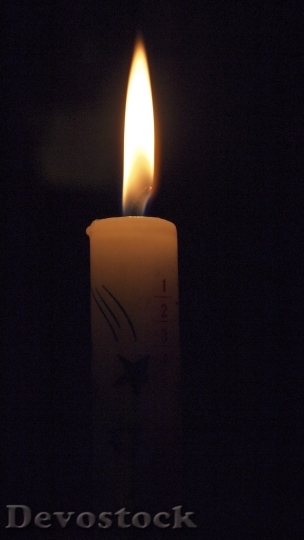 Devostock Candle Advent Lighting Light