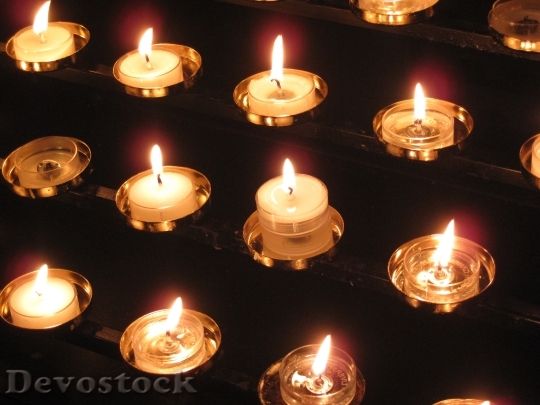 Devostock Candles Cathedral St Patrick