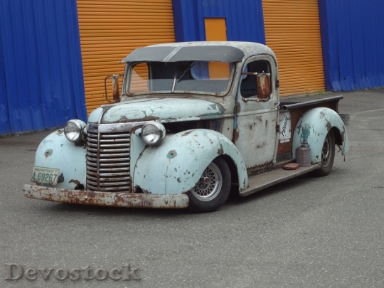 Devostock Car Rust Antique Vehicle 0
