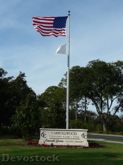Devostock Carrollwood Golf Club Flag