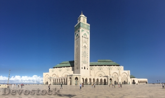 Devostock Casablanca Morocco Mosque Islam
