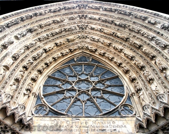 Devostock Cathedral Reims Gothic Porch
