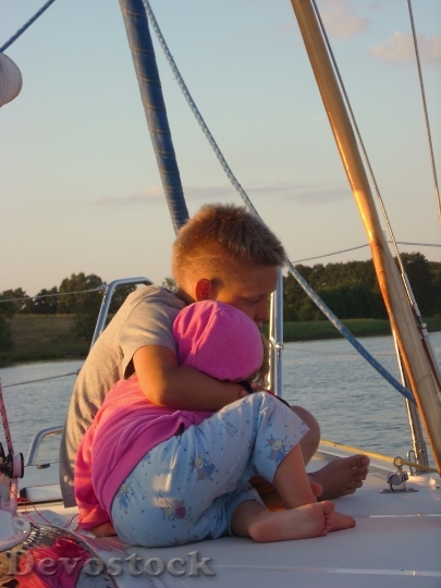 Devostock Child Children Yacht Sails 0