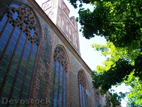 Devostock Church Brick Gothic Stralsund