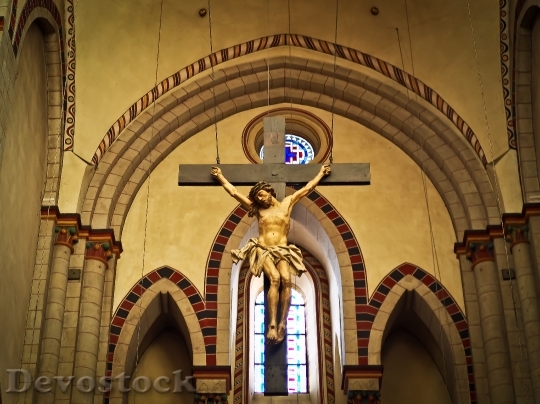 Devostock Church Cross Faith Religion