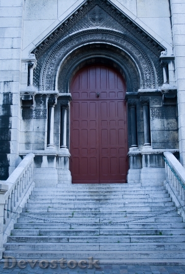 Devostock Church Door Paris France