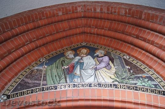 Devostock Church Mosaic Believe Christianity