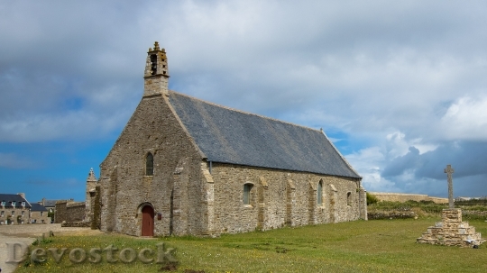 Devostock Church Rural Stone Building
