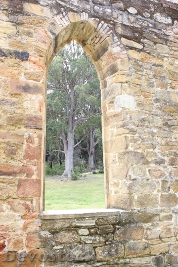 Devostock Church Window Stone History