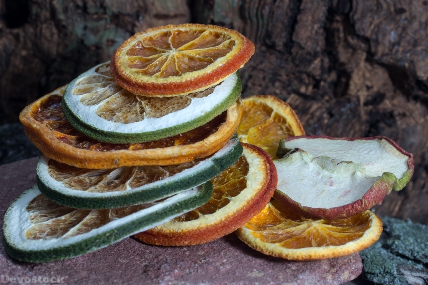 Devostock Citrus Fruits Discs Dried