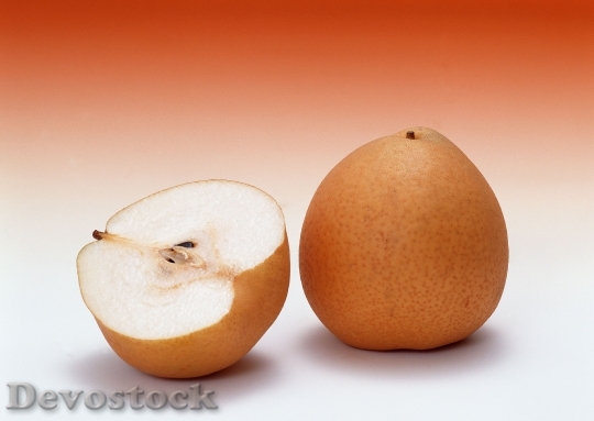Devostock Close Up Pear
