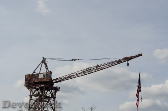 Devostock Crane Baltimore Flag Machine