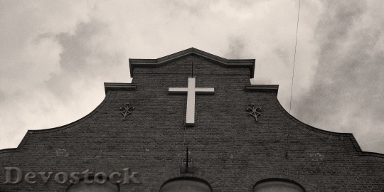 Devostock Cross Church Spiritual Religion