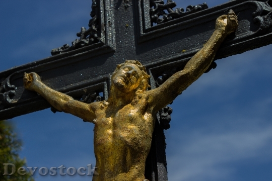 Devostock Crucifix Cross Jesus Religion 0