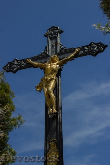 Devostock Crucifix Cross Jesus Religion