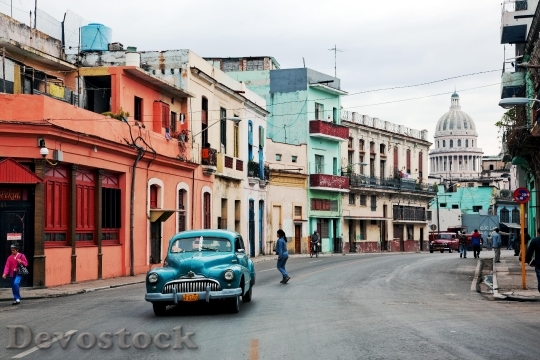 Devostock Cuba Oltimer Havana Old 1