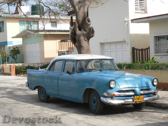 Devostock Cuba Rattletrap Car Vehicle