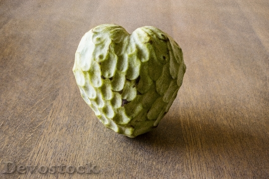 Devostock Custard Apple Fruit Heart