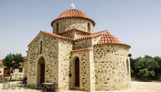 Devostock Cyprus Dromolaxia Chapel Orthodox 0