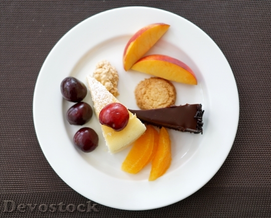 Devostock Dessert Fruit Cake Plate