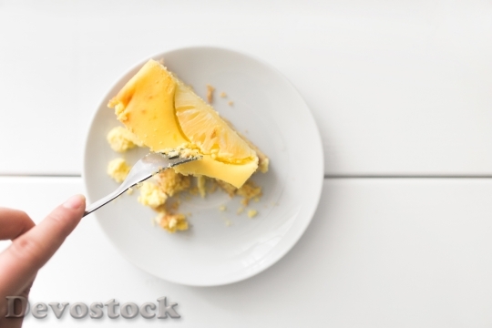 Devostock Eat Eaten Cake Cheese