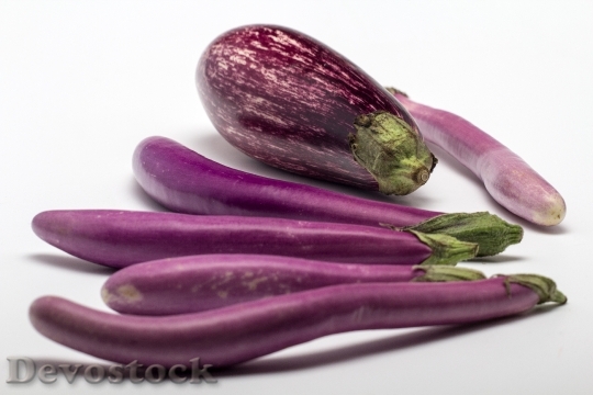 Devostock Eggplant Fruit Still Life
