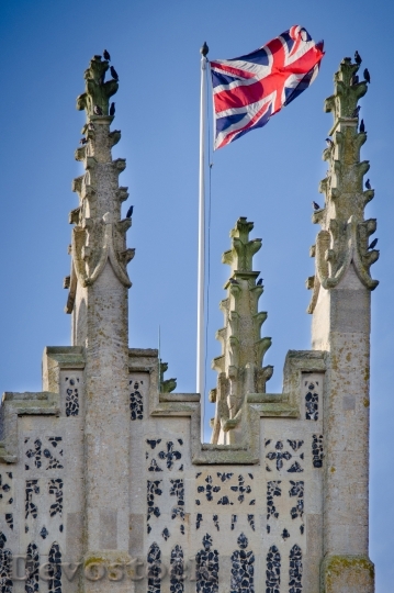 Devostock England Flag British Uk