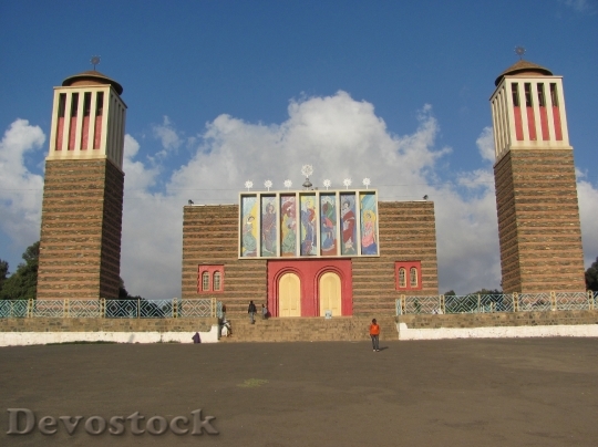 Devostock Eritrea Building Towers Church