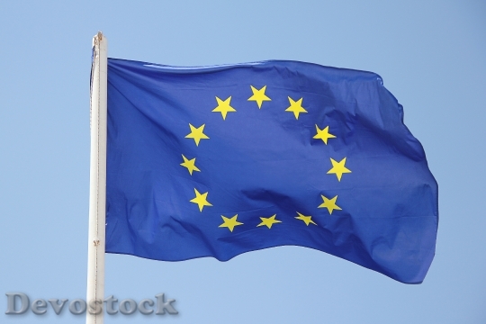 Devostock Europe Flag Star European 0