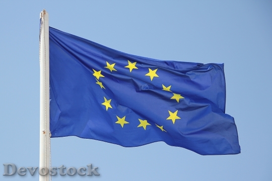 Devostock Europe Flag Star European 1