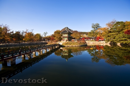 Devostock Facing Garden Gyeongbok Palace