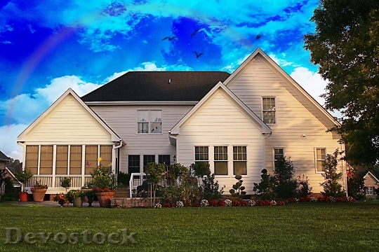 Devostock Family Home Backyard House