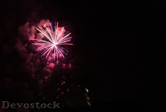 Devostock Fireworks New Year Christmas