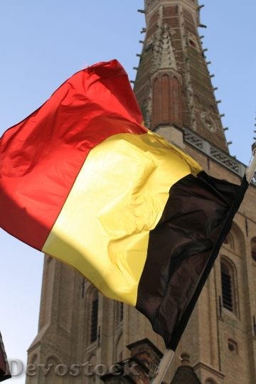Devostock Flag Bruges Belgium 692894
