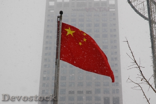 Devostock Flag Chinese China National