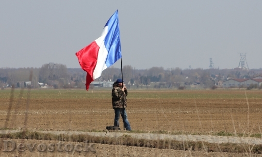 Devostock Flag France National Tricolour