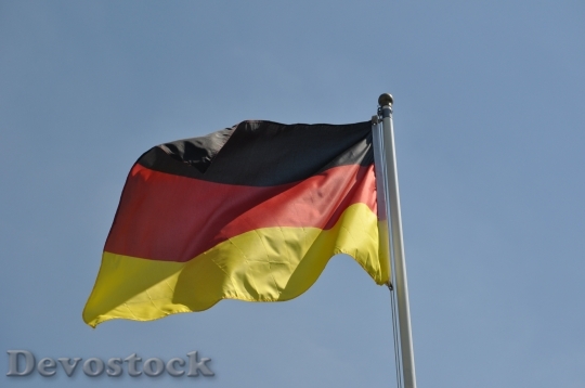 Devostock Flag Germany Black Red 3