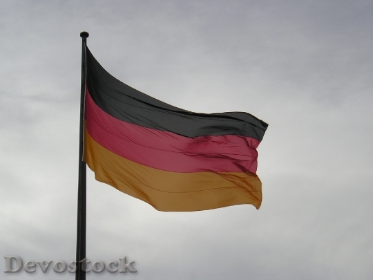 Devostock Flag Germany Symbol Sky