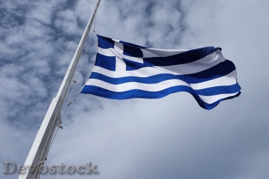 Devostock Flag Greece 1709373