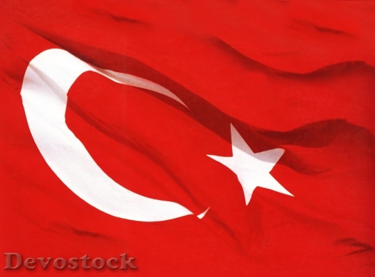 Devostock Flag Turkish Flag 1591079